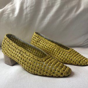 MIISTA-  Loirane Sunshine Woven Leather Heels